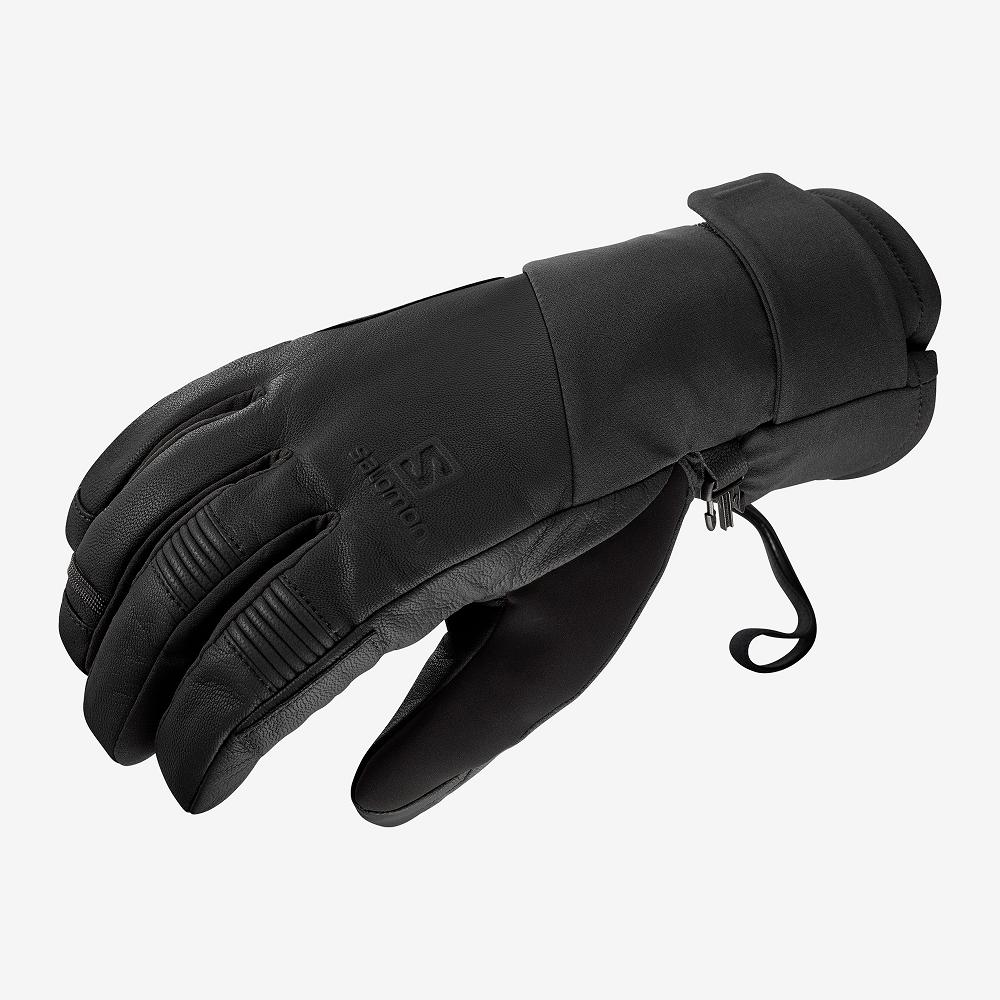 SALOMON PROPELLER PLUS M Philippines - Men's Gloves - Black | 257368-RZP